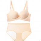 Women Sexy Seemless Non Wire and Comfortable Underwear Set