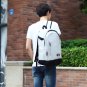 Men's Korean Trend Casual Canvas Campus Backpack