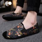 Men's Korean Wild Style Printed Canvas Casual Peas Shoes