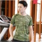 Men's Fitness Couple Quick Drying Round Neck Short Sleeved T-Shirt