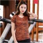 Men's Fitness Couple Quick Drying Round Neck Short Sleeved T-Shirt