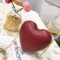 Women Korean Trend Heart Shaped Chain Mini Cosmetic Shell Bag