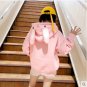Women Korean Trend Kangaroo Pocket Hedging Style  Hooded Looses Jacket