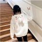 Women Korean Trend Kangaroo Pocket Hedging Style  Hooded Looses Jacket
