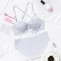 Women V Type Sexy Bow Bra Style Seemless Underwear Set