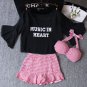 Women Korean Fashion Three Piece Sexy Skirt Type Bathing Suit