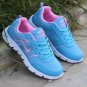 Women Korean Wild Style Mesh Lace up Shock Absorption Rubber Shoes