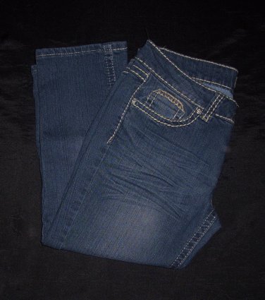 blue jean capris