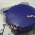 AUTHENTIC agnes. b VOYAGE split leather purple shoulder bag (BNWT)