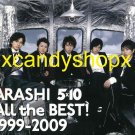 ARASHI greatest hits 5x10 All the BEST! 1999-2009 3CD+52P Japan Limited edition
