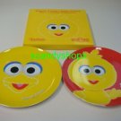 Sesame Street BIG BIRD Happy plastic plate set Hong Kong limited collection