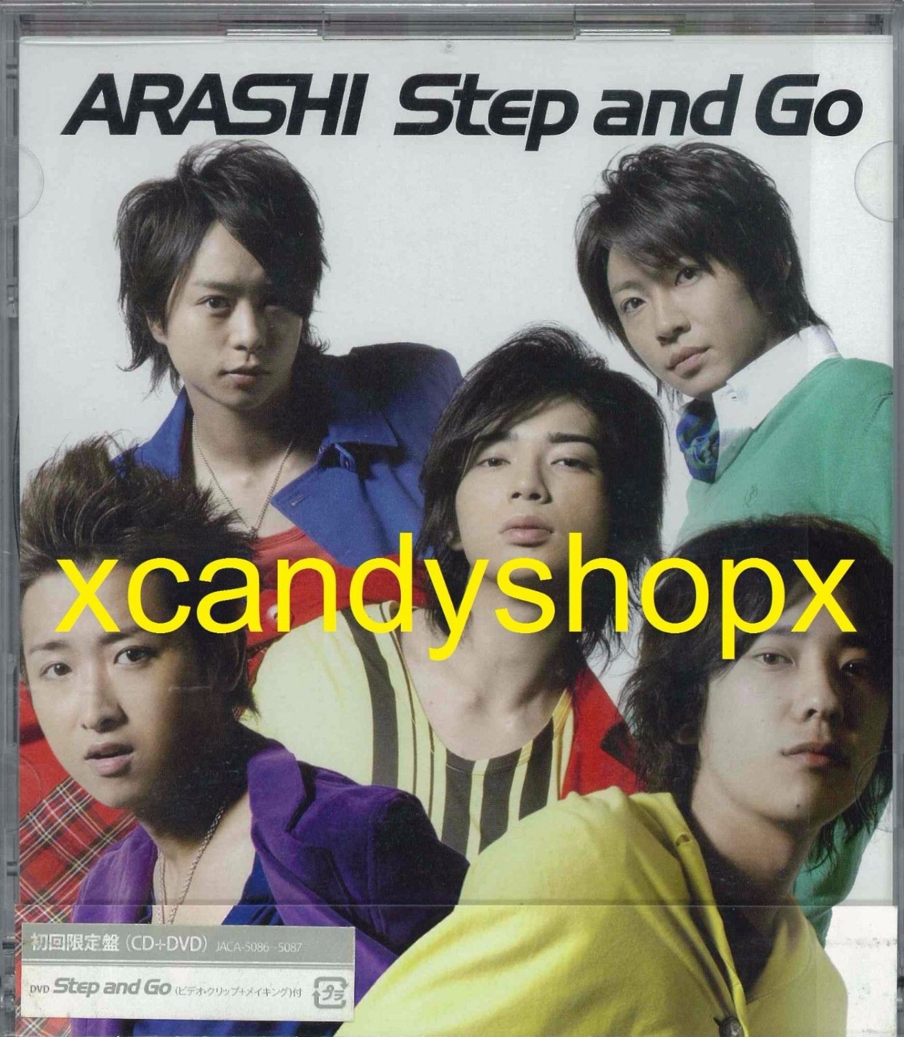 ARASHI 2008 single Step and Go CD+DVD Japan Limited edition