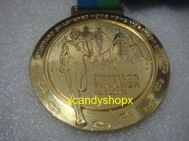 Standard Chartered Hong Kong Marathon 2015 finisher medal (42.195km)