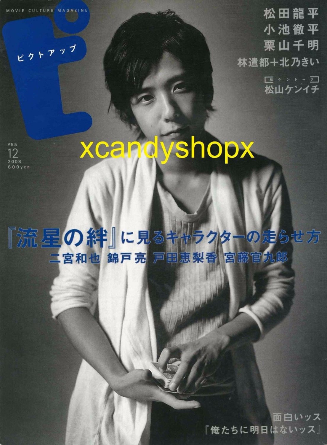 Japan magazine PICT-UP 2008 Dec ARASHI Ninomiya Kazunari