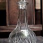 Exquisite Lead Crystal Cut Glass Wine Decantur with Top. Like new.