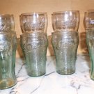 8 Coca Cola Fountain Drinking Glasses set never used.