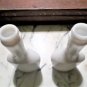 2 Vintage White Milk Glass Bottles. VG. Condition, Collectible