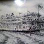 Antique Delta Queen Signed Godwin 8x10 in Framed Print. Ex. cond.