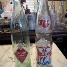 2 Vintage RC Royal Crown 16 oz. soda bottles 60s, 70s collectible,