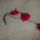 New 13" feather hair clip with alligator clip