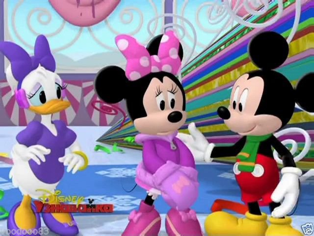 Mickey Mouse Clubhouse Minnies Winter Bow Show Dvd 2015 Russianenglish