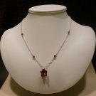 Dainty Brown Flower Chain Necklace