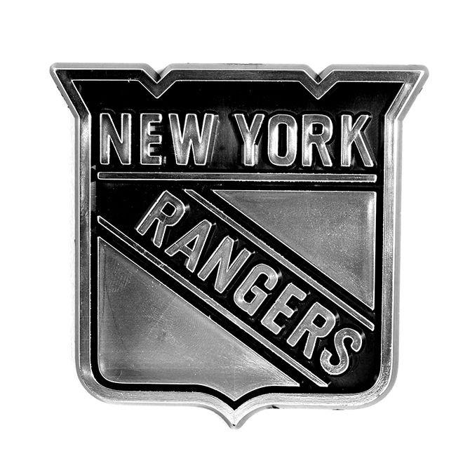 NHL New York Rangers 3D Chrome Auto Emblem Sticker Decal Car Truck SUV