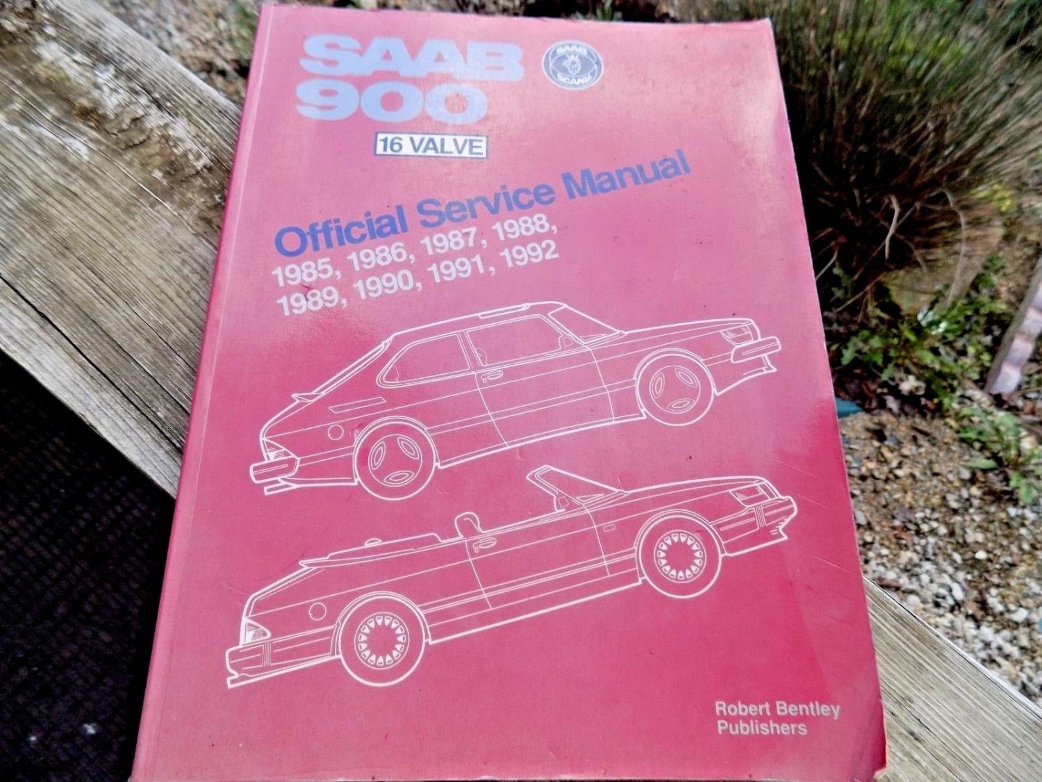 SAAB 900 16 Valve OFFICIAL SERVICE MANUAL 1985-1992 Bentley Publ OEM PB ...