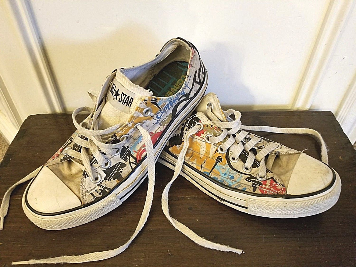 Converse Chuck Taylor All Star Oxford Sneakers Graffiti Low cut Shoes M ...