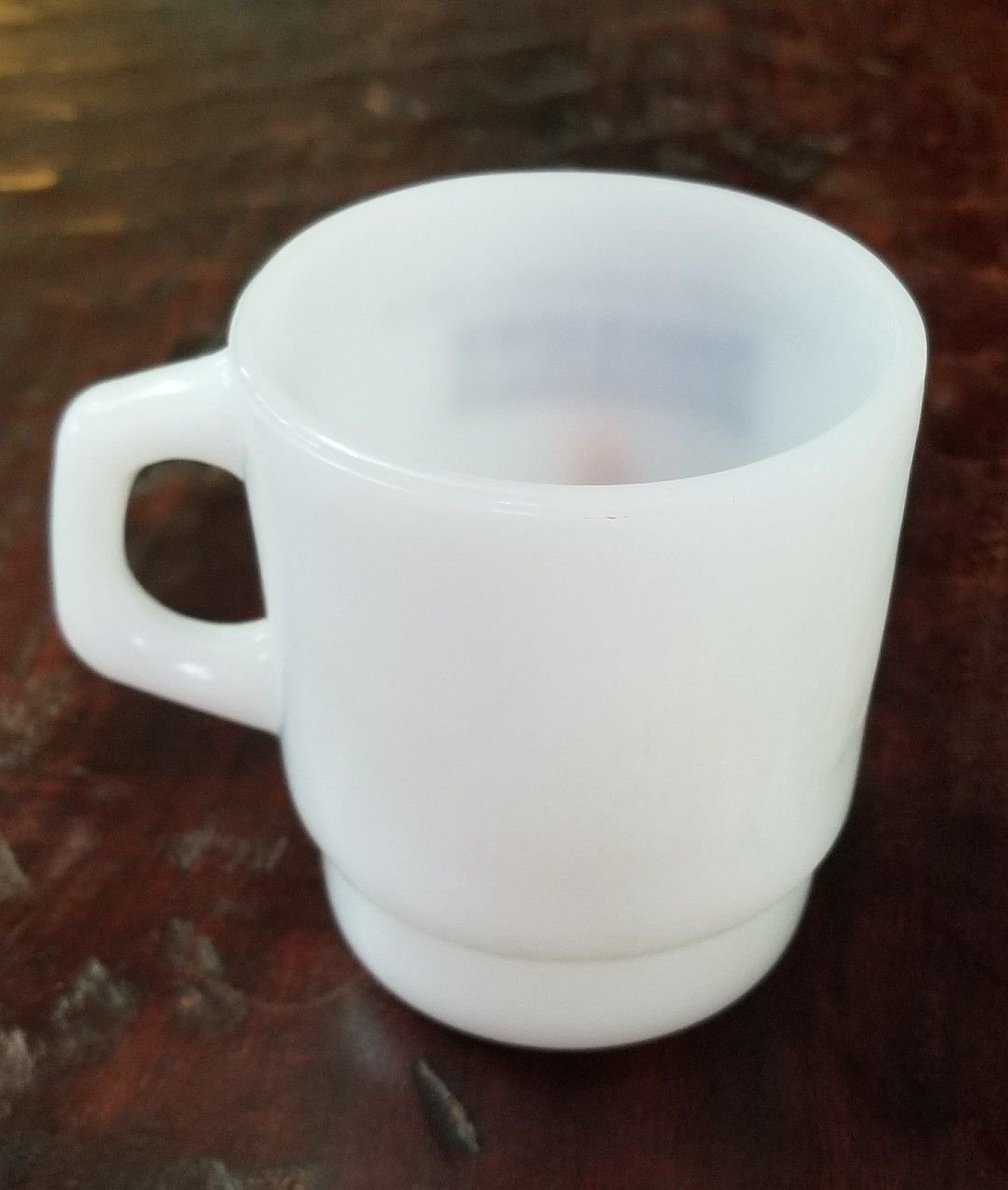 Vintage Bonanza FIRE KING Milk Glass Coffee Mug * Every day is Fathers ...