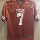 Kids Size Medium 10/12 University Of Texas Longhorn Jersey Number 7