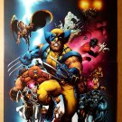 X-Men Wolverine Rogue White Queen Storm Iceman Marvel Poster by Salvador Larroca