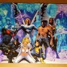 X-Men Cyclops Wolverine Storm Havok Marvel Comics Poster by Greg Land X-Men Cyclops Wolverine Storm Havok Marvel Comics Poster by Greg Land
