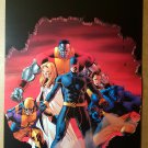 Astonishing X-Men Wolverine Emma Frost Colossus Marvel Poster by John Cassaday