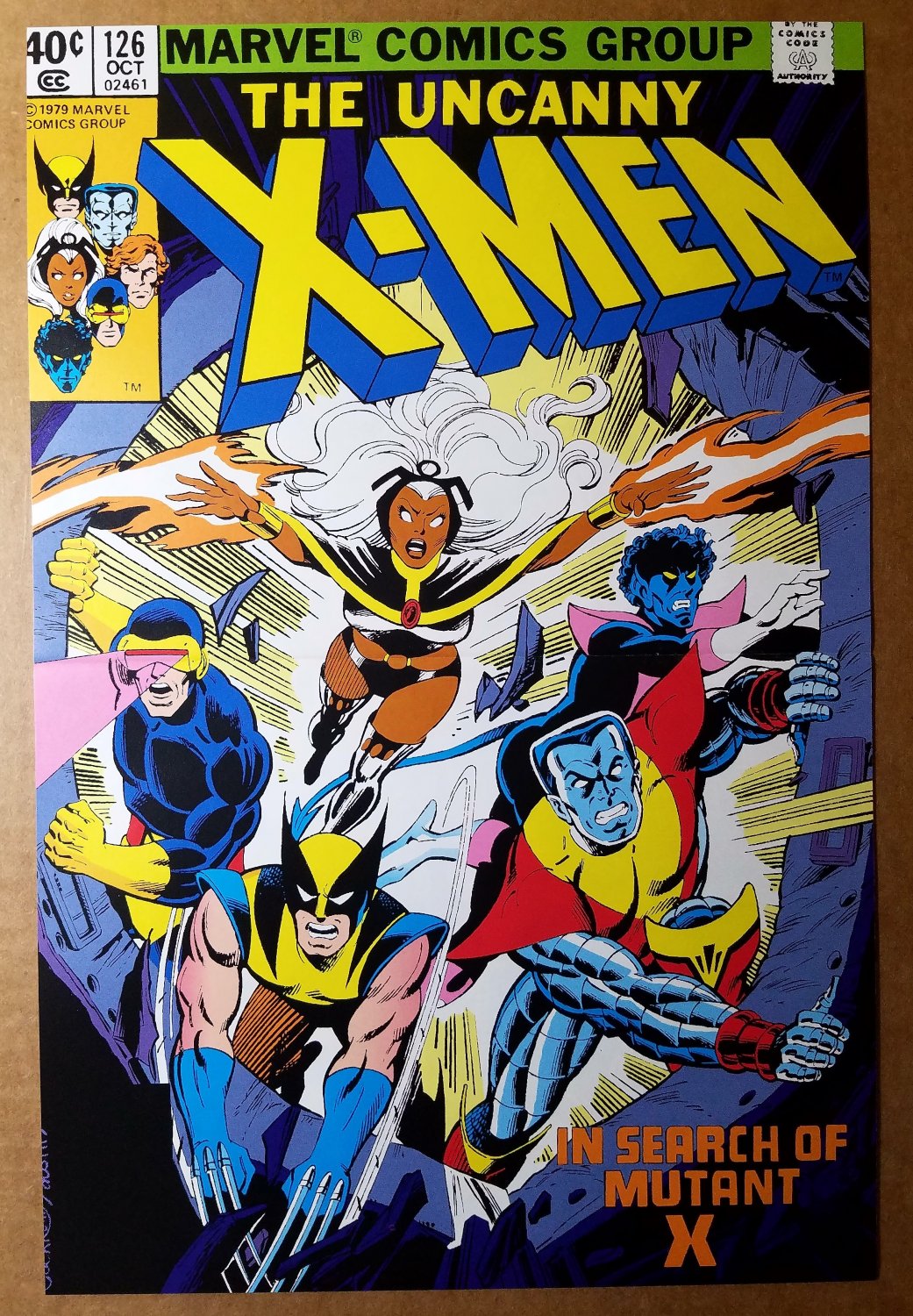 Uncanny X-Men 126 Storm Wolverine Cyclops Marvel Comics Poster by Dave