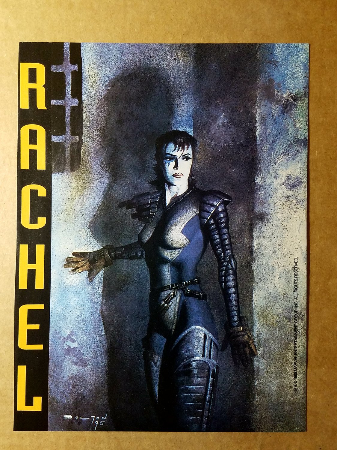 Rachel X-Men Marvel Comics Mini Poster by John Bolton