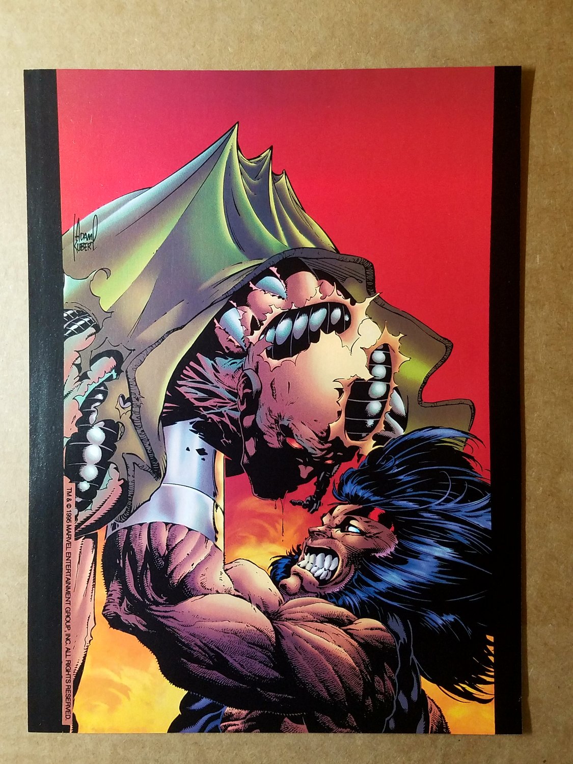Wolverine Weapon X-Men Marvel Comics Mini Poster by Adam Kubert