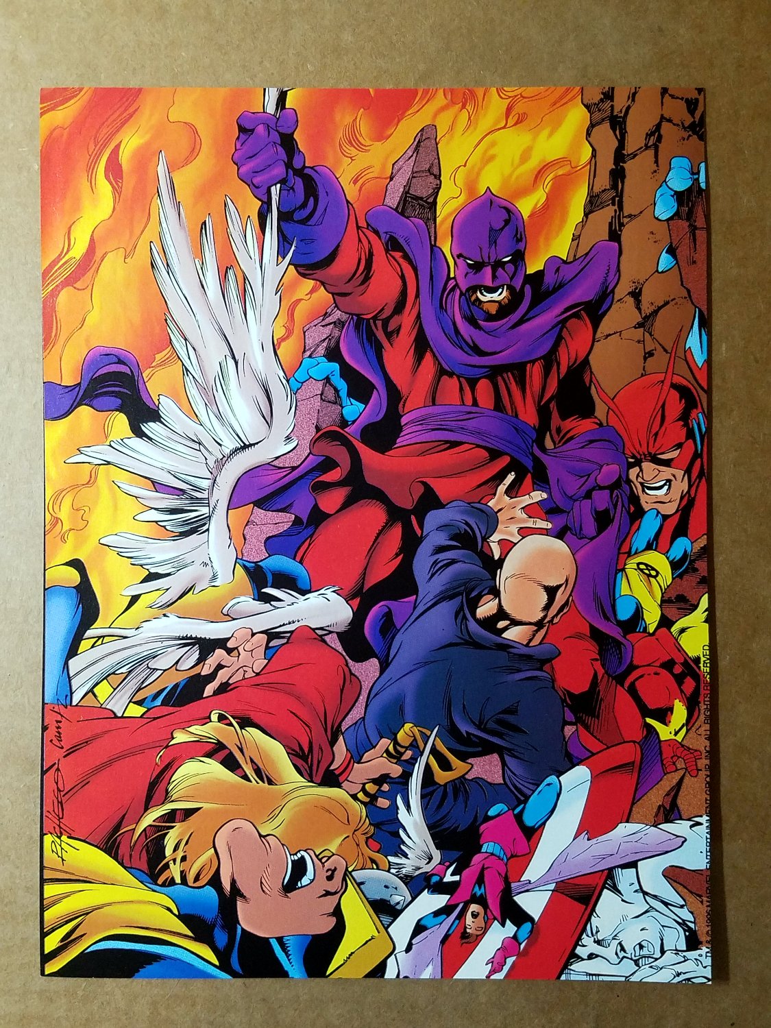 X-Men Avengers Marvel Comics Mini Poster by Carlos Pacheco