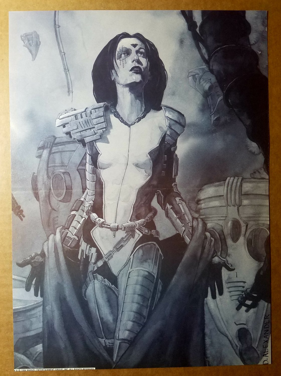 Marvel Girl Rachel Summers Marvel Comics Poster by Doug Alexander