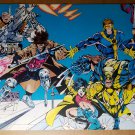 X-Men Cable Gambit Jubilee Wolverine Psylocke Marvel Poster by Richard Bennett