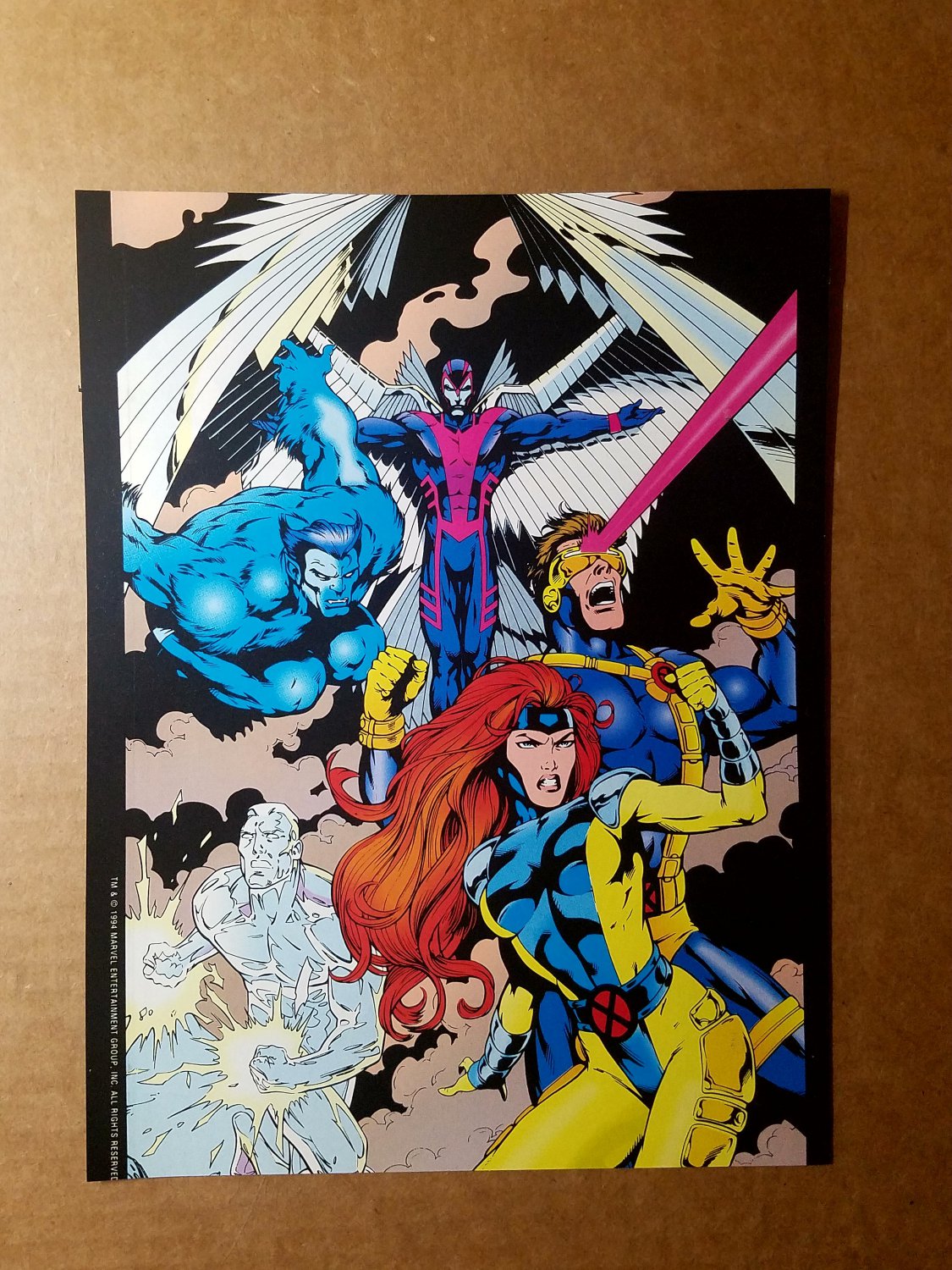 Jean Gray Archangel Iceman Beast X-Men Marvel Comics Mini Poster by Gary Frank