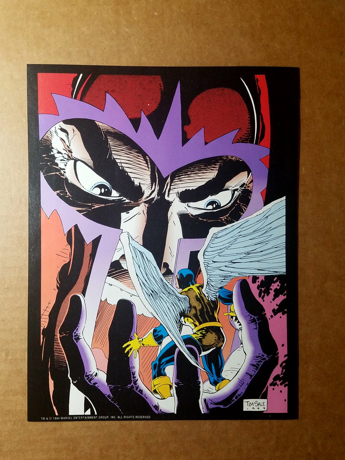 Magneto Vs Angel X-Men Marvel Comics Mini Poster by Tim Sale