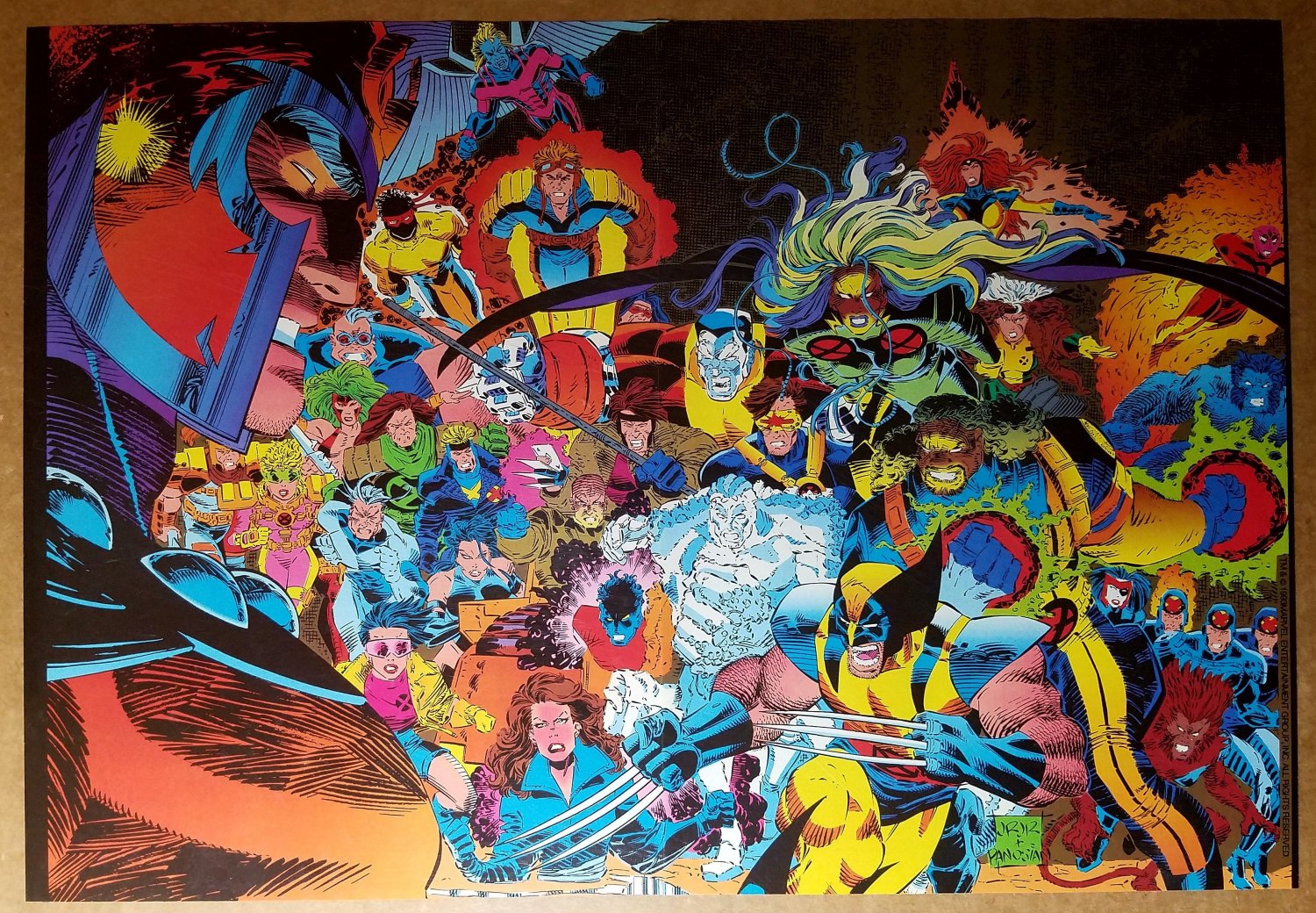 Fatal Attractions X-Men Marvel Comics Poster by John Romita Jr