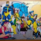 X-Men Wolverine Cyclops Gambit Rogue Psylocke Beast Comic Poster by Jim Lee