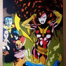 Phoenix Cyclops Wolverine Colossus Nighcrawler Marvel Poster by Adam Hughes Phoenix Cyclops Wolverine Colossus Nighcrawler Marvel Poster by Adam Hughes