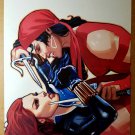 Avengers Black Widow vs Elektra Marvel Comics Poster by Daniel Acuna