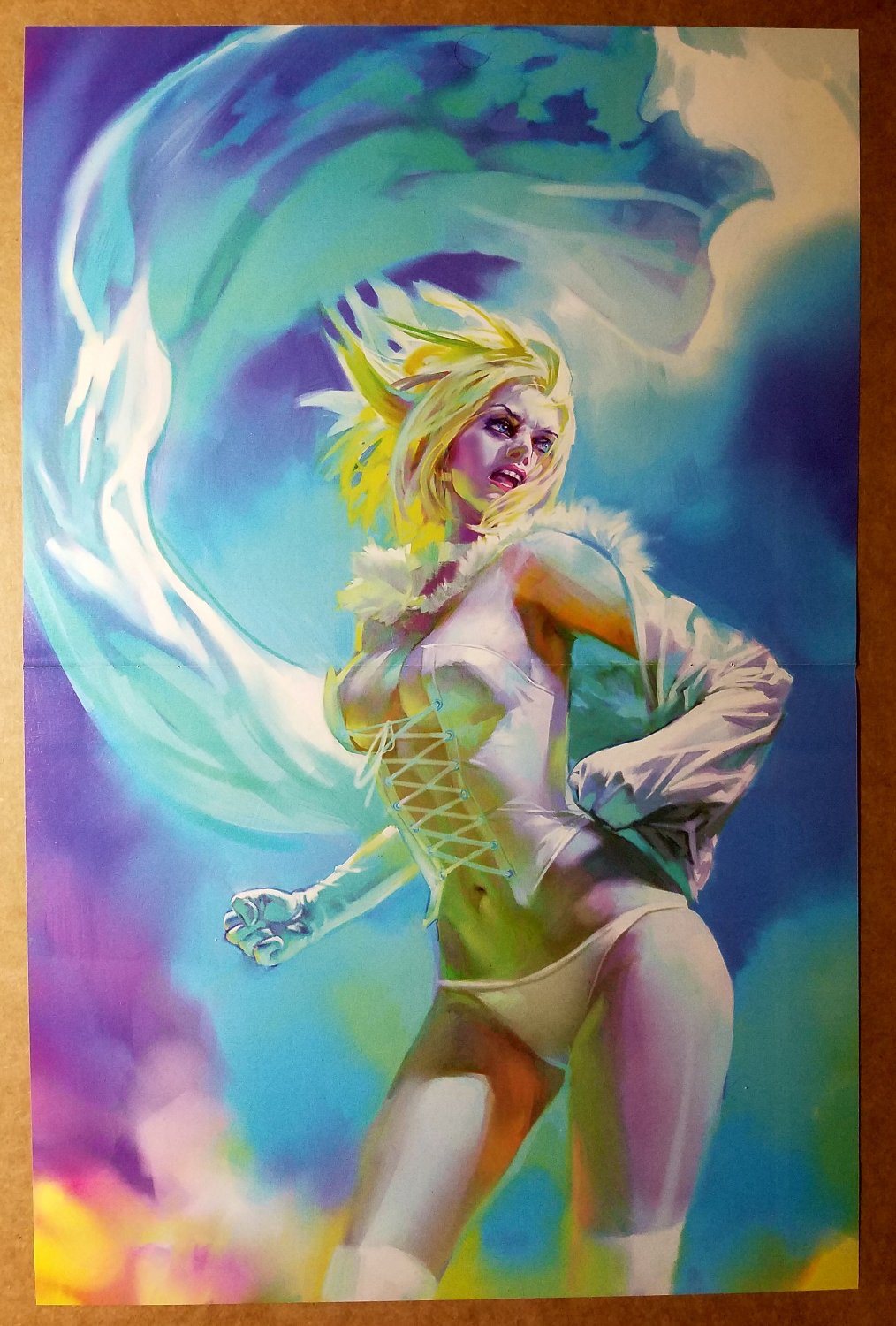 Emma Frost Grace X-Men Marvel Comics Poster by Benjamin Zhang Bin