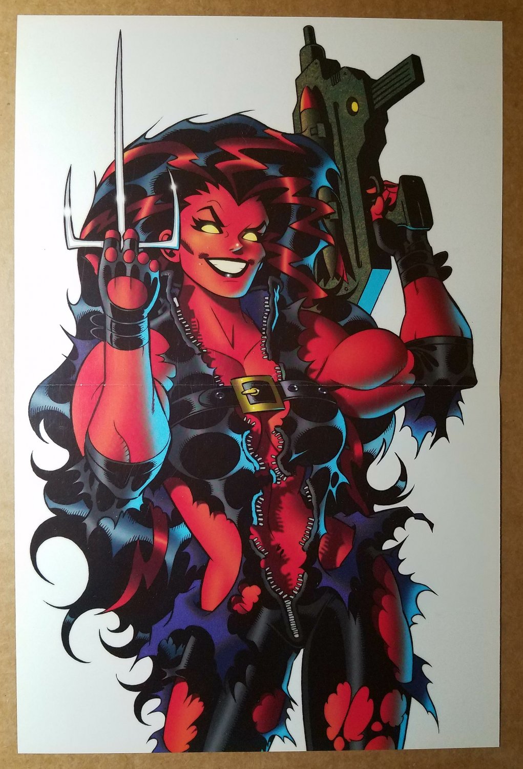 Red She Hulk Elizabeth Rose Marvel Comics Poster by Ian Churchill
