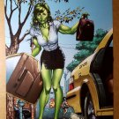 She-Hulk Marvel Comics Poster by Michael Del Mundo She-Hulk Marvel Comics Poster by Michael Del Mundo