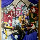 X-Men Black Cat Kitty Pryde Ms Marvel Marvel Comic Poster by Jill Thompson X-Men Black Cat Kitty Pryde Ms Marvel Marvel Comic Poster by Jill Thompson